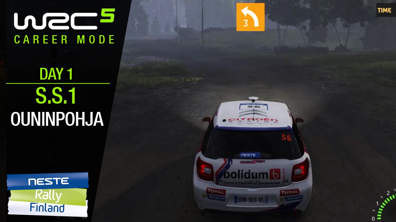 WRC 5 Carreira #20 - Finland Rally: Dia 01 - S.S.1 (Ouninpohja)