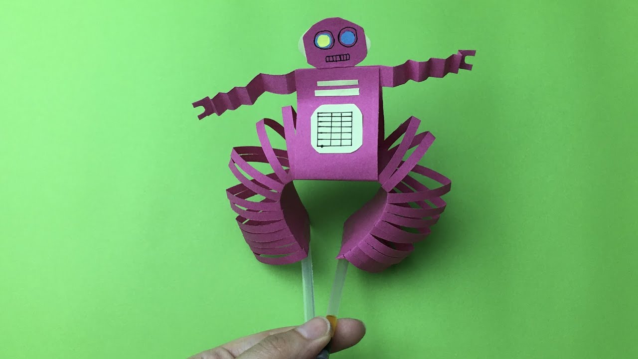 How to Make a Robot out of Paper | Origami Robot | DIY Walking Robot | Easy Paper Robot for Kids
