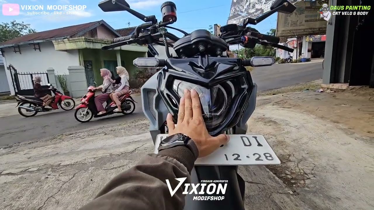 Vixion modifikasi budget pelajar 2026 pakai body ninja