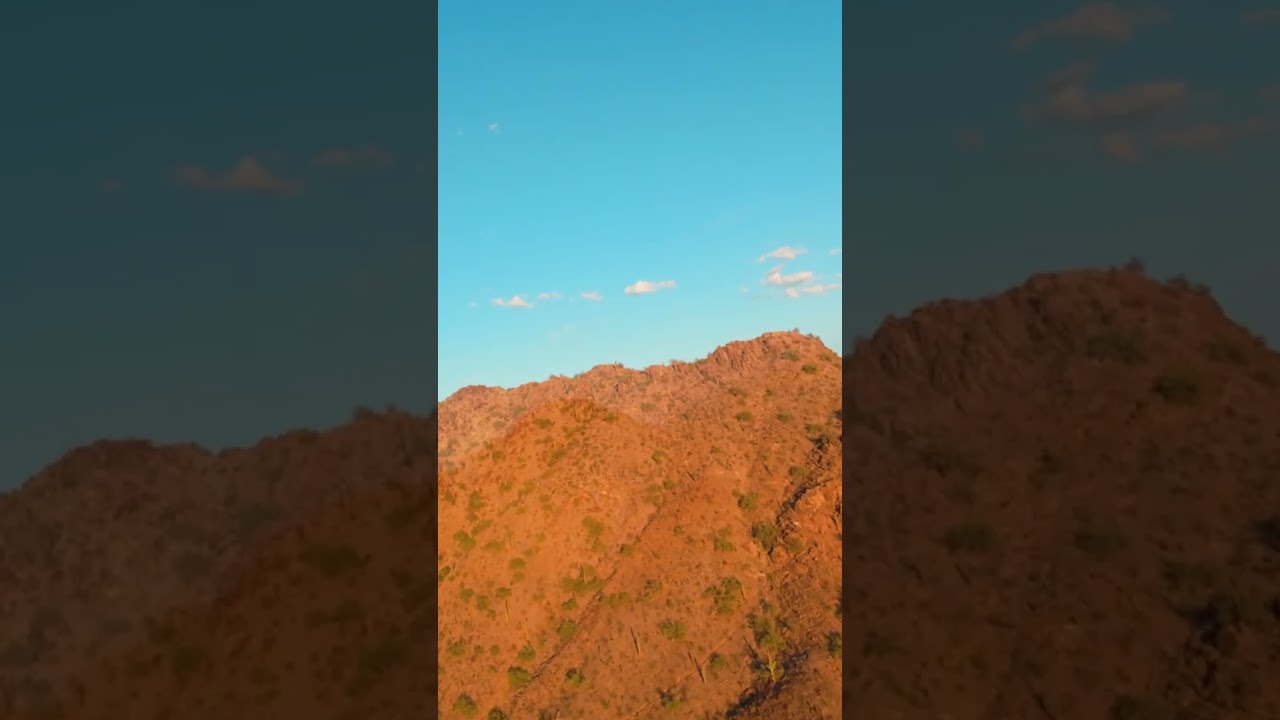 Golden Silence: Soaring Over Arizona at Sunset #aerialphotography #fpv #aerialvideo