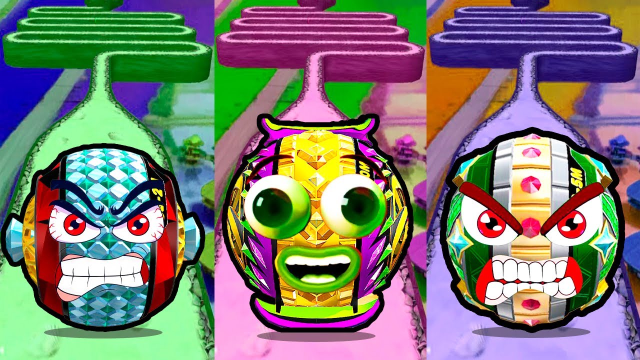 Which Ball Will Fall Last? GB-2M vs GB-5M vs GB-10M! Going Balls Race-852