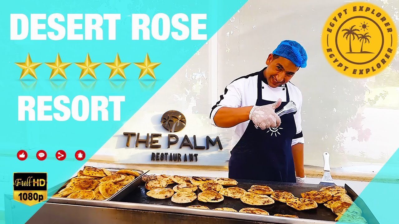 Ресторан THE PALM 🍕🍗🍔 Курорт Desert Rose 🌴🚶