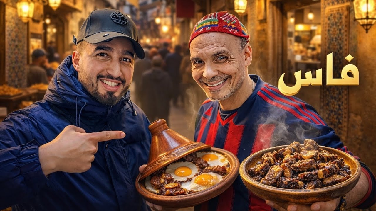 جولة أكل شعبي في مدينة فاس😋| street food in fes #streetfood 