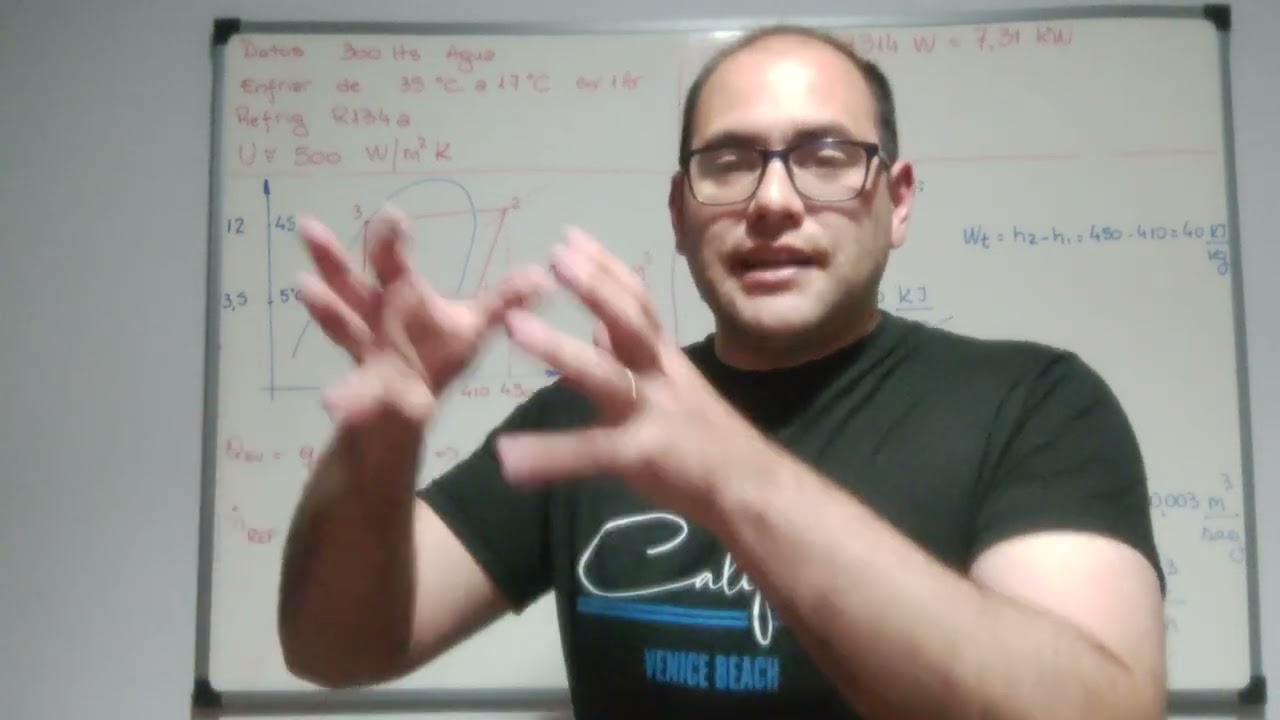 Cálculo de Evaporador y compresor Parte 5