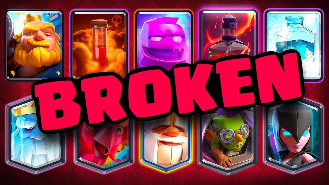 Every BROKEN Card in Clash Royale... EVER!