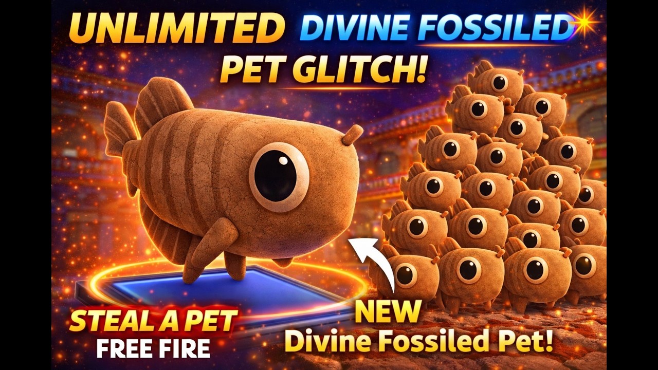 😱 Unlimited Divine Fossiled Pet Glitch LIVE PROOF | Steal A Pet FF