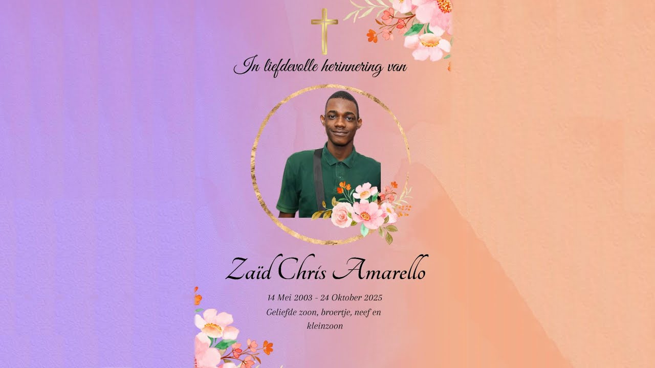 De Crematie van: Za&iuml;d Chris Amarello