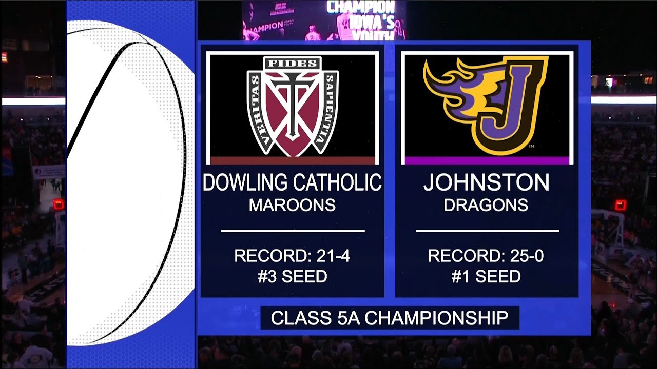 Class 5A - Johnston Dragons vs. Dowling Catholic Maroons