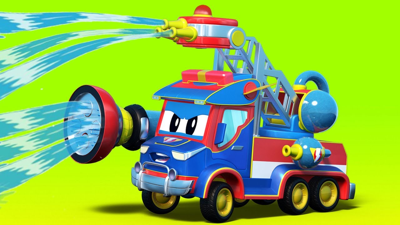 Il CAMION DEI POMPIERI alla RISCOSSA | Super Camion | Car City World App