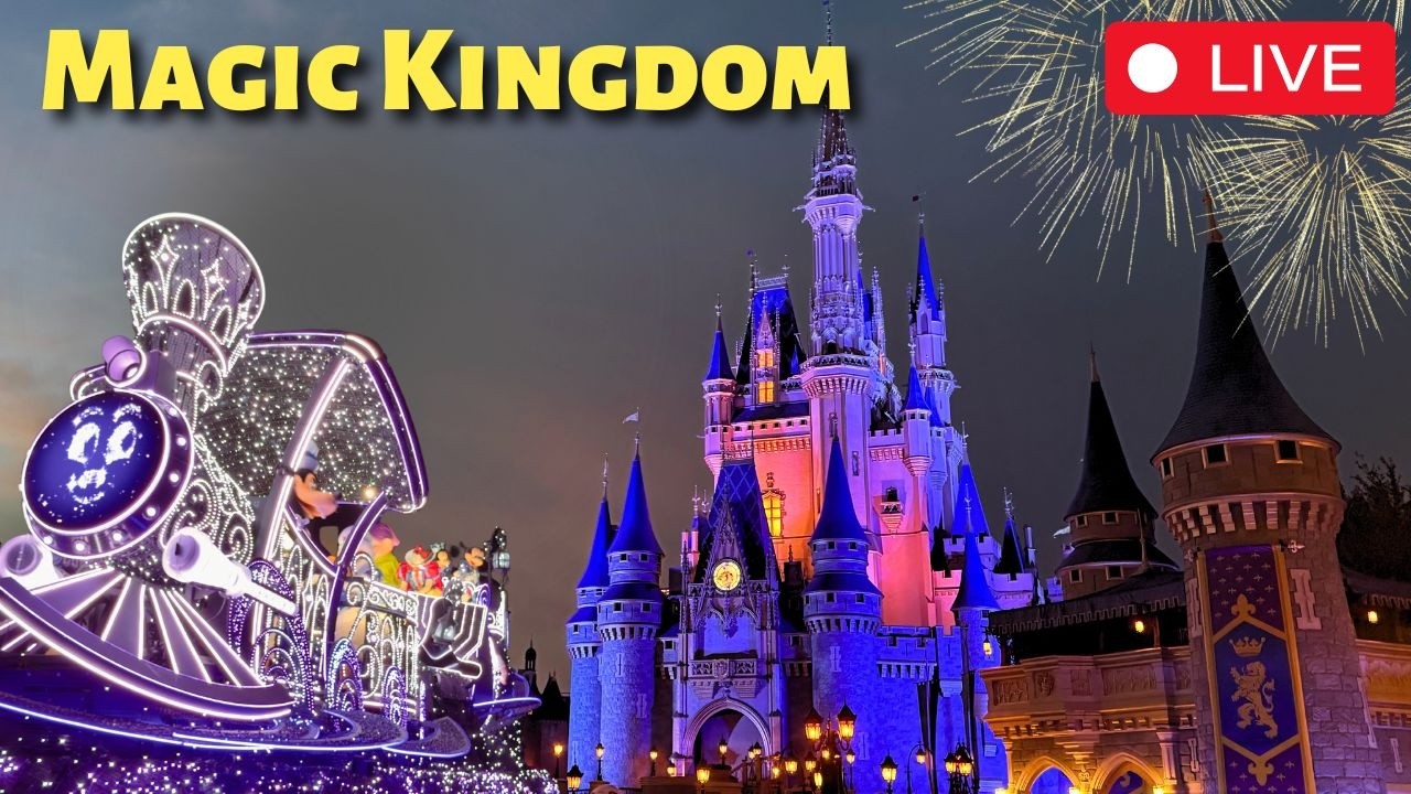 🔴LIVE🔴 MAGIC KINGDOM: Rides, Fireworks, Parade | Walt Disney World 4K