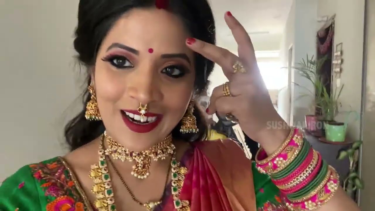 Preparation for Different Getup Photoshoot with Dhoti Style Saree and jewellery| Vlog | Sushma Kiron