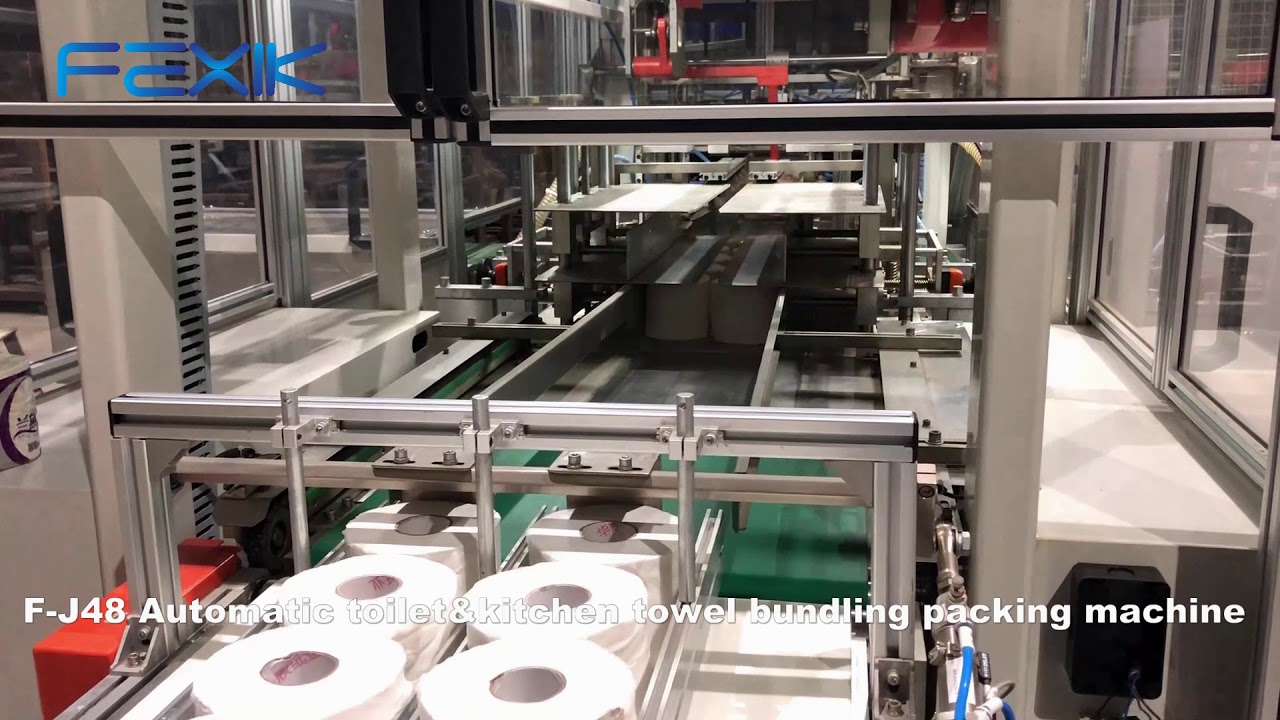 Full automatic toilet paper packaging machine