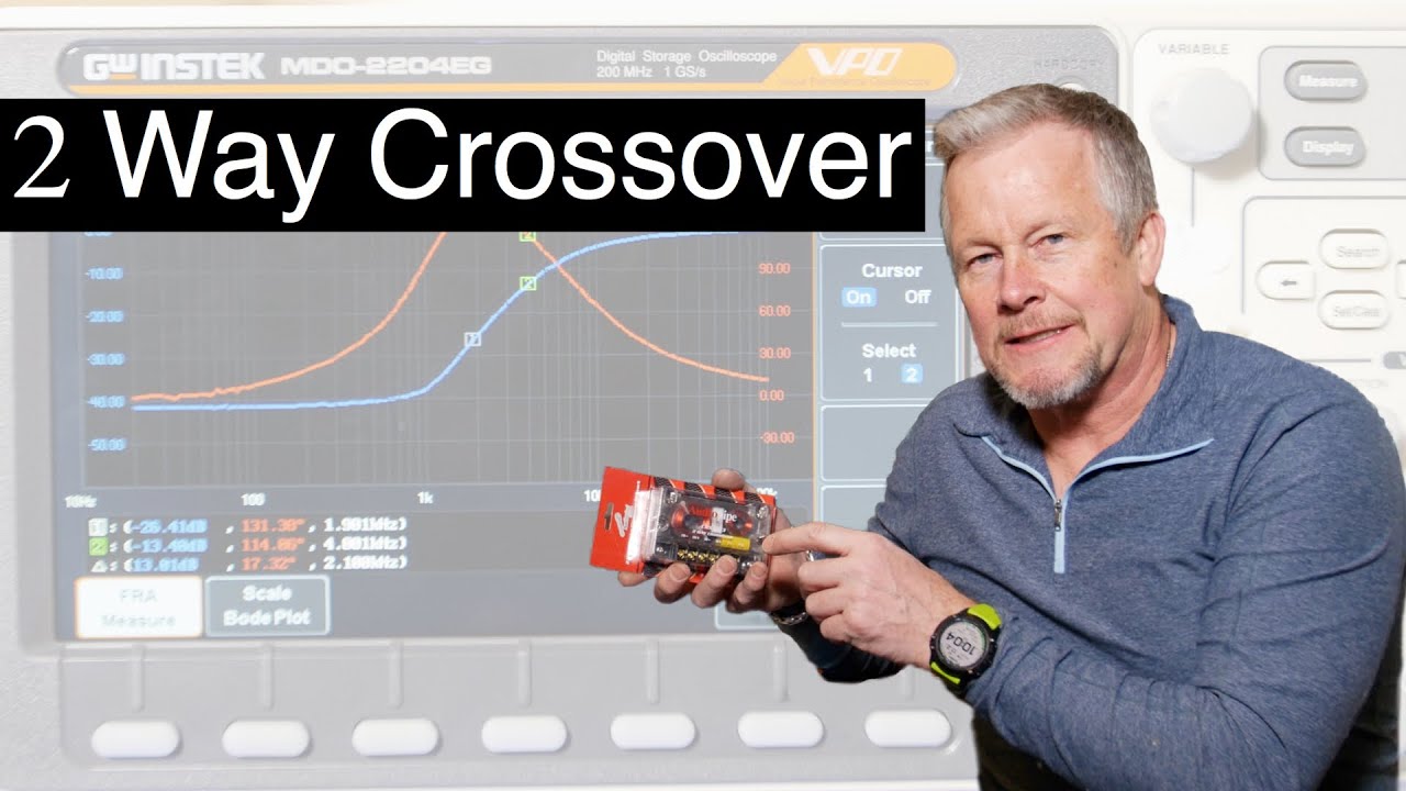 2 Way Speaker Crossover tested Part 1 #speakercrossover #filterdesign #bodeplot