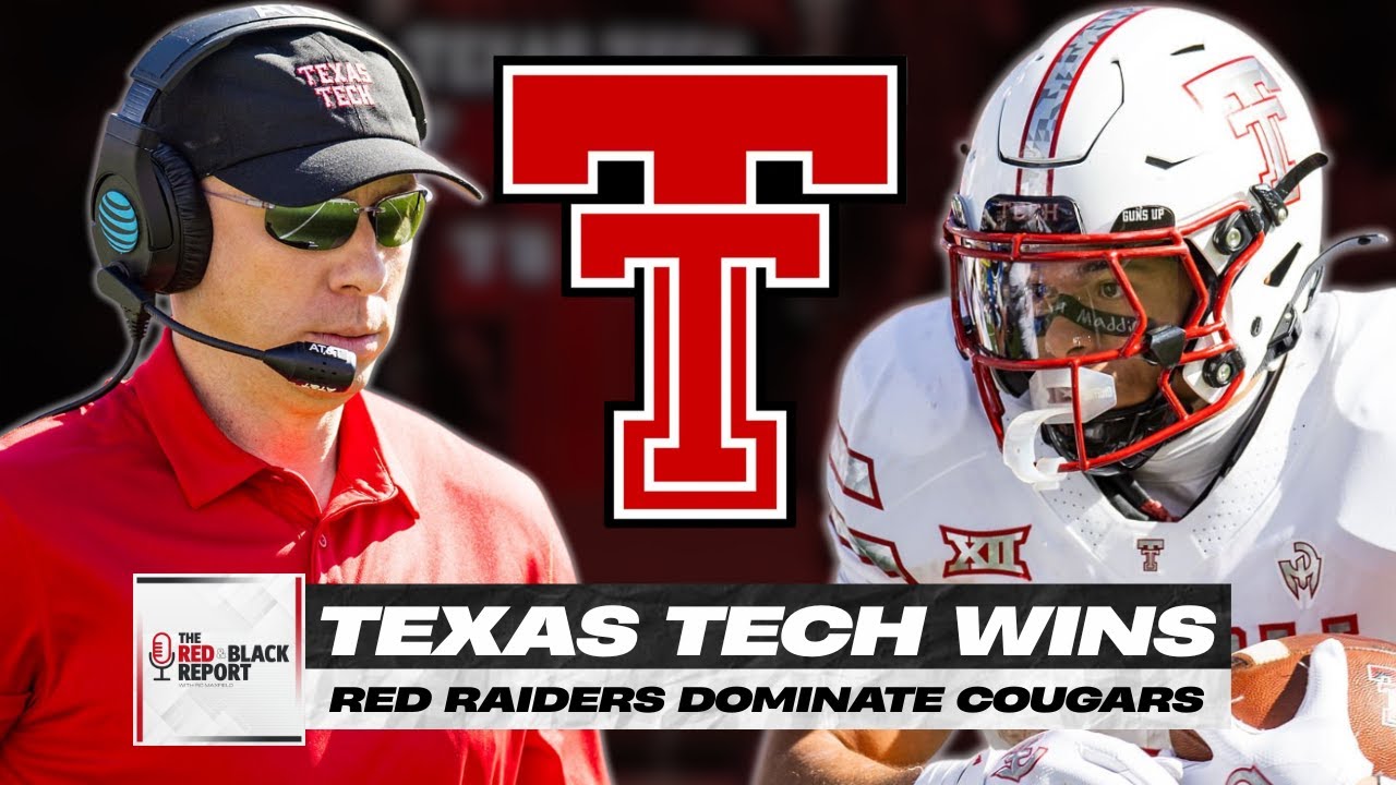 #8 Texas Tech доминирует над #7 BYU 29-7 | Red Raiders возглавляют турнирную таблицу Big 12!