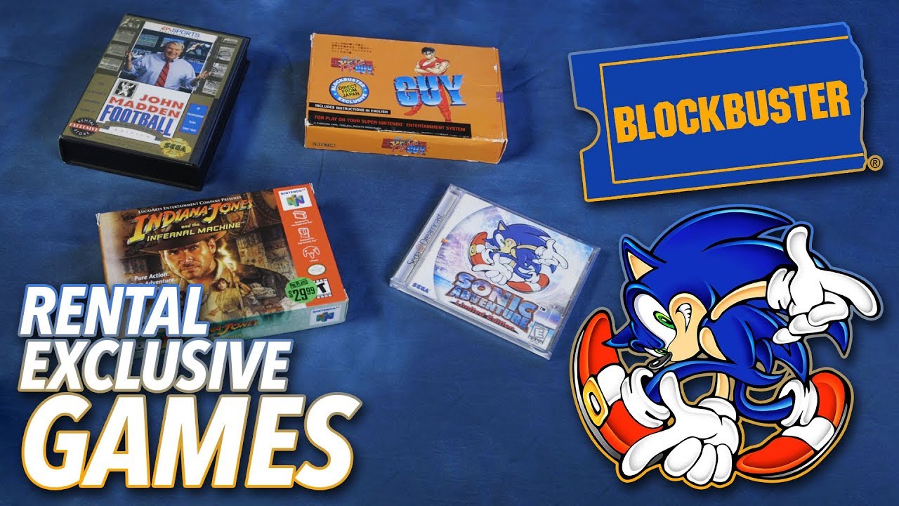 When Blockbuster Had Exclusive Video Games - Complete In Box