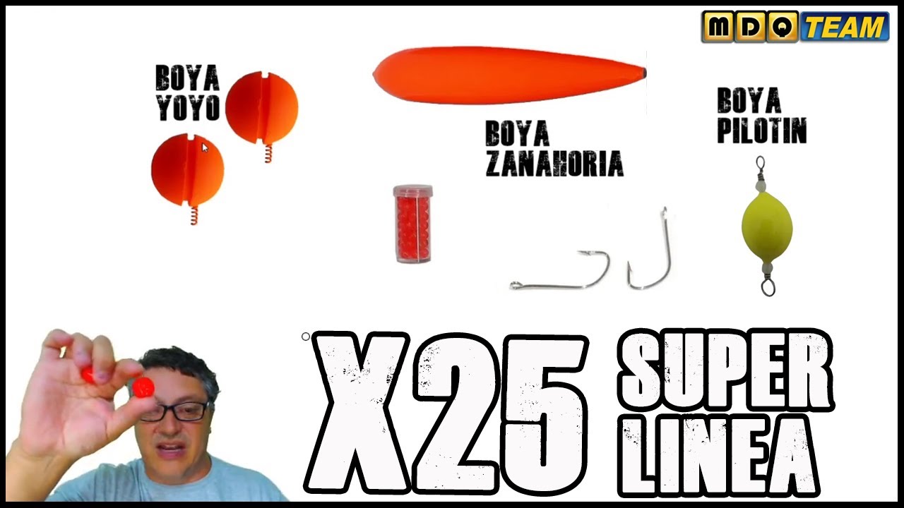 X25 la linea definitiva - para río, laguna, arroyo y mar