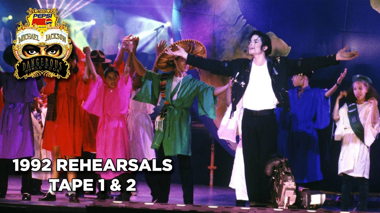 Michael Jackson - Dangerous Tour Rehearsals 1992 (Tape 1 & 2) [2K 60fps]