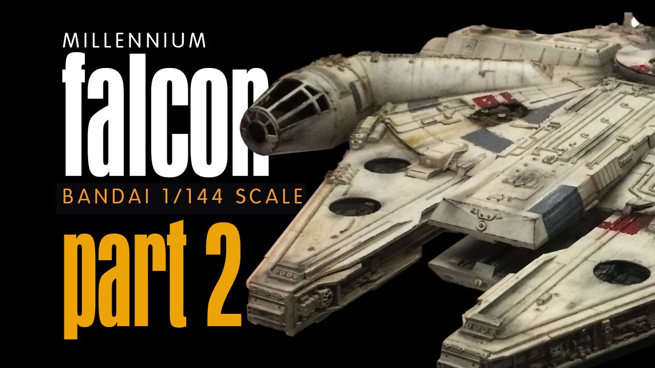 PART 2 - MILLENNIUM FALCON Bandai 1:144 Scale Build