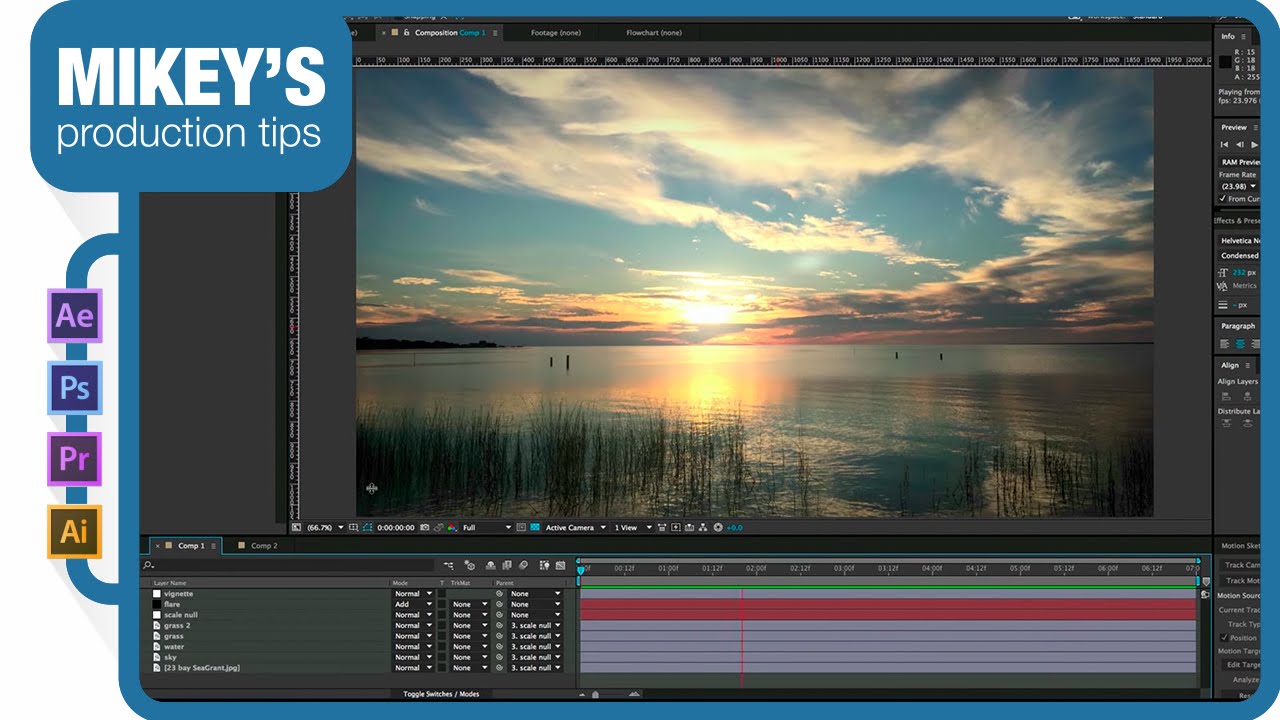 Animating still images to look like video