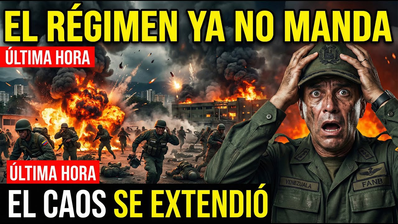 Explota la crisis en Venezuela  El régimen ya no manda