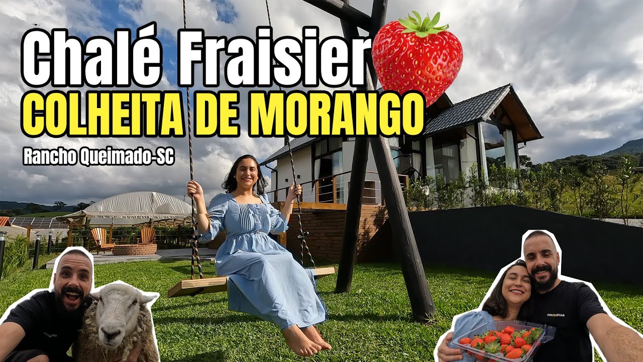Taquaras Rancho Queimado o que fazer | Chalé Fraisier | Casa do Governador | Colheita de morango