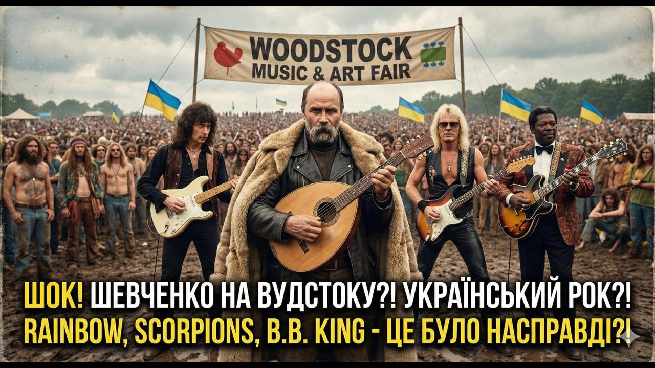 Якби Шевченко грав РОК: Неймовірна збірка! Кобза vs Електрогітари (feat. Легенди Вудстоку) 🔥🎸