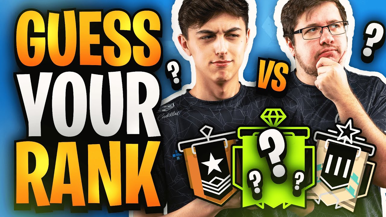 Can R6 Pros GUESS YOUR RANK? TSMFTX Beaulo Vs Pojoman | Rainbow Six Siege