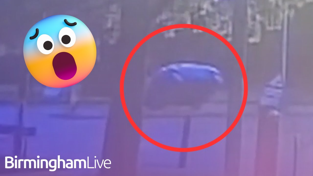 Moment car flips 360 degrees after Oldbury crash on 'death-trap' road 💥
