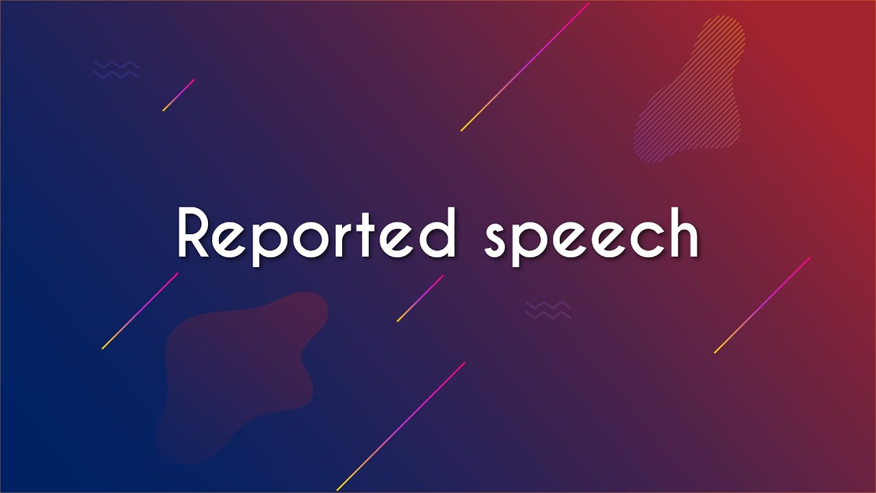 Reported speech - Brasil Escola