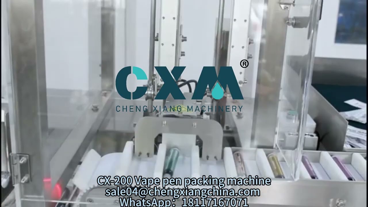 Save $25k/yr: Auto Bagging vs Manual Packing CX-200 Vape pen packing machine #cxm #vapedisposable