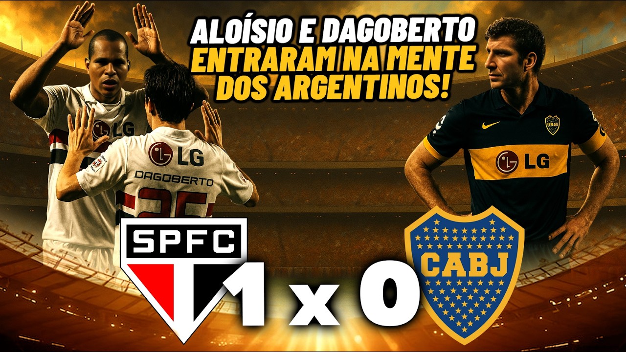 O DIA QUE ALOÍSIO E DAGOBERTO DERROTARAM O BOCA JUNIORS NO MORUMBI