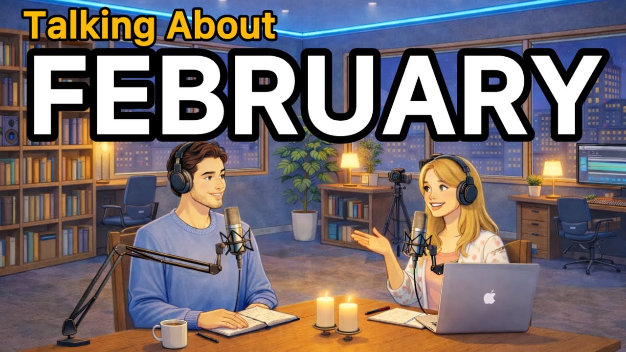 How to talk about February in English | English conversation practice | English podcast 