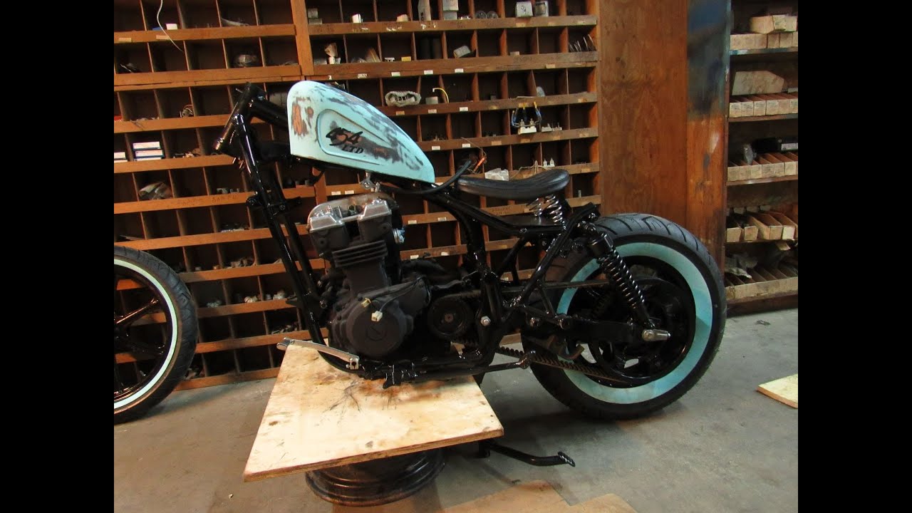 Kawasaki bobber build pt.4