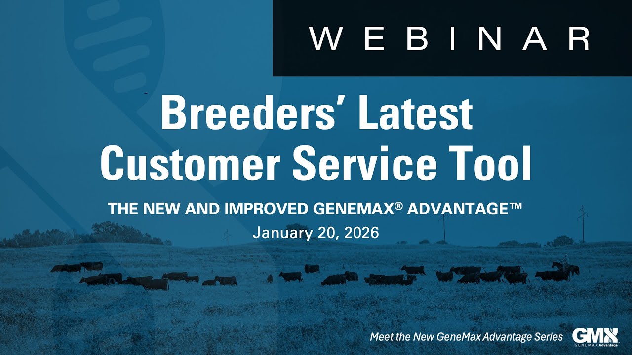 GeneMax Advantage | WEBINAR - Jan. 20, 2026