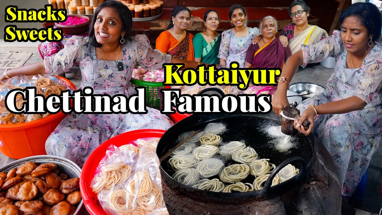 A Family made Chettinad Sweets & Snacks, Kottaiyur Karaikudi I Tastee with Kiruthiga
