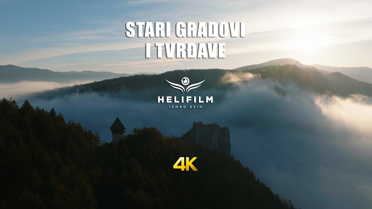 4K Stari gradovi i tvrdjave u Bosni i Hercegovini - Ljepote Bosne i Hercegovine iz zraka