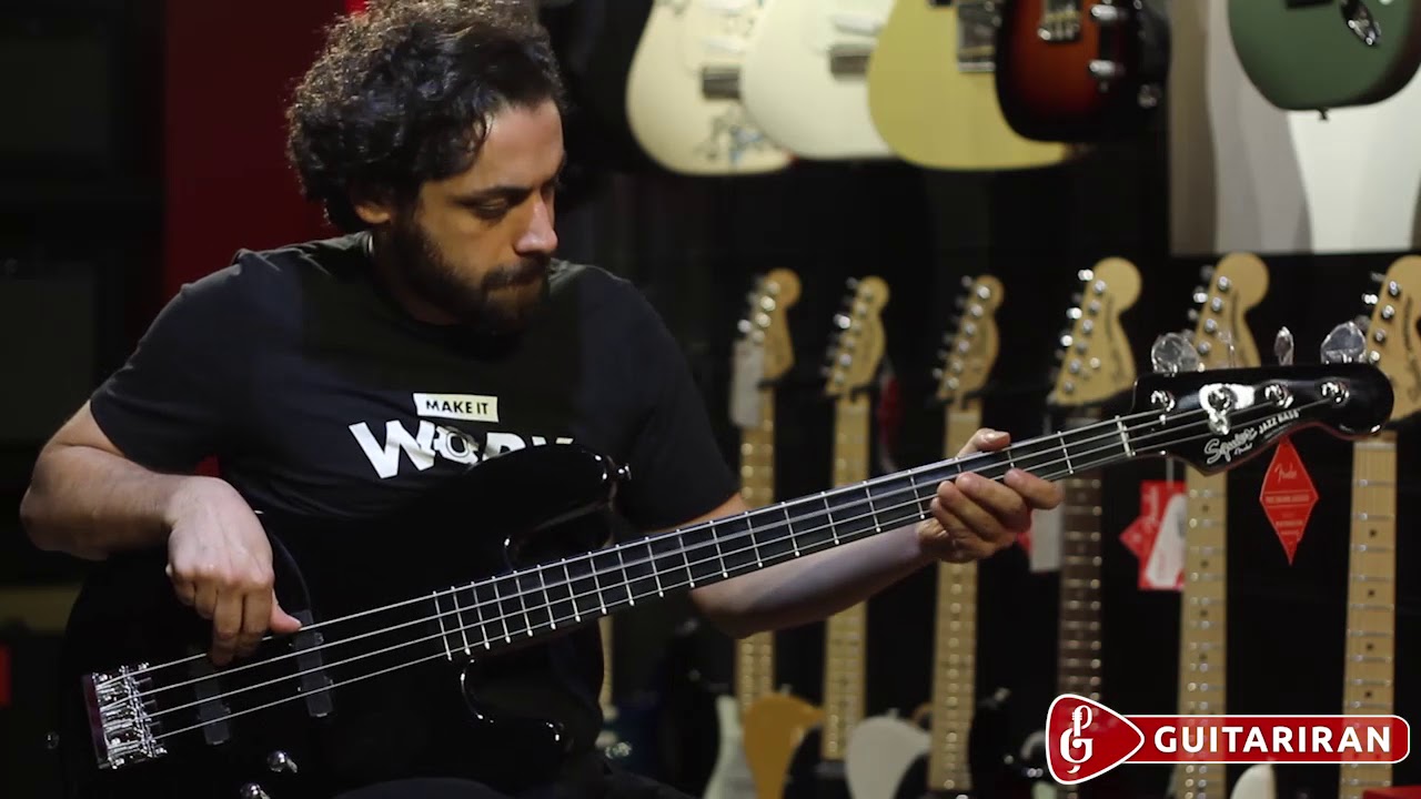 Squier Deluxe Jazz Bass IV Active - Arash Saeedi
