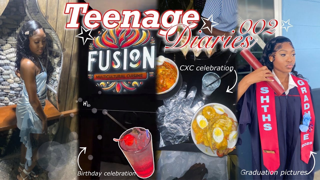 ☆TEENAGE  DIARIES☆ Grad Pic + BDY Celebration + CXC Celebration｡°✩|JNH|