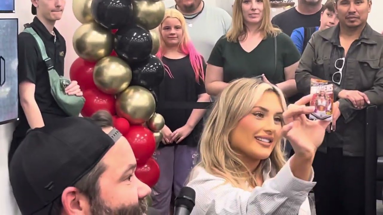 WWE Women’s Champ Tiffany Stratton Participates In TOPPS RIP NIGHT