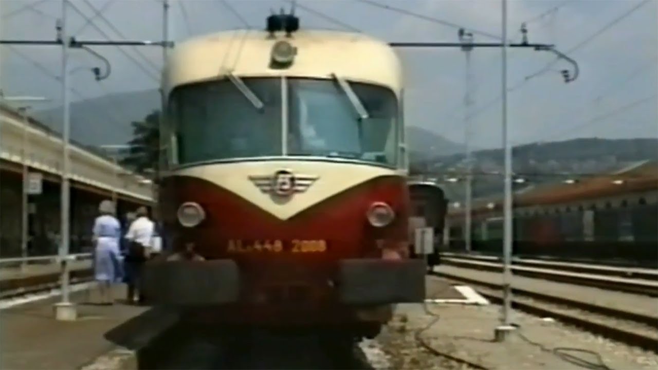 Il mitico TEE Breda FS in esposizione a Luino nel 1990