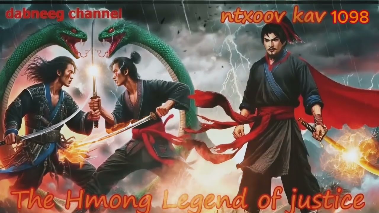 Ntxoov kav The Hmong Legend Part 1.098 - Yawg Liaj Nrob - Sword fighter for justice