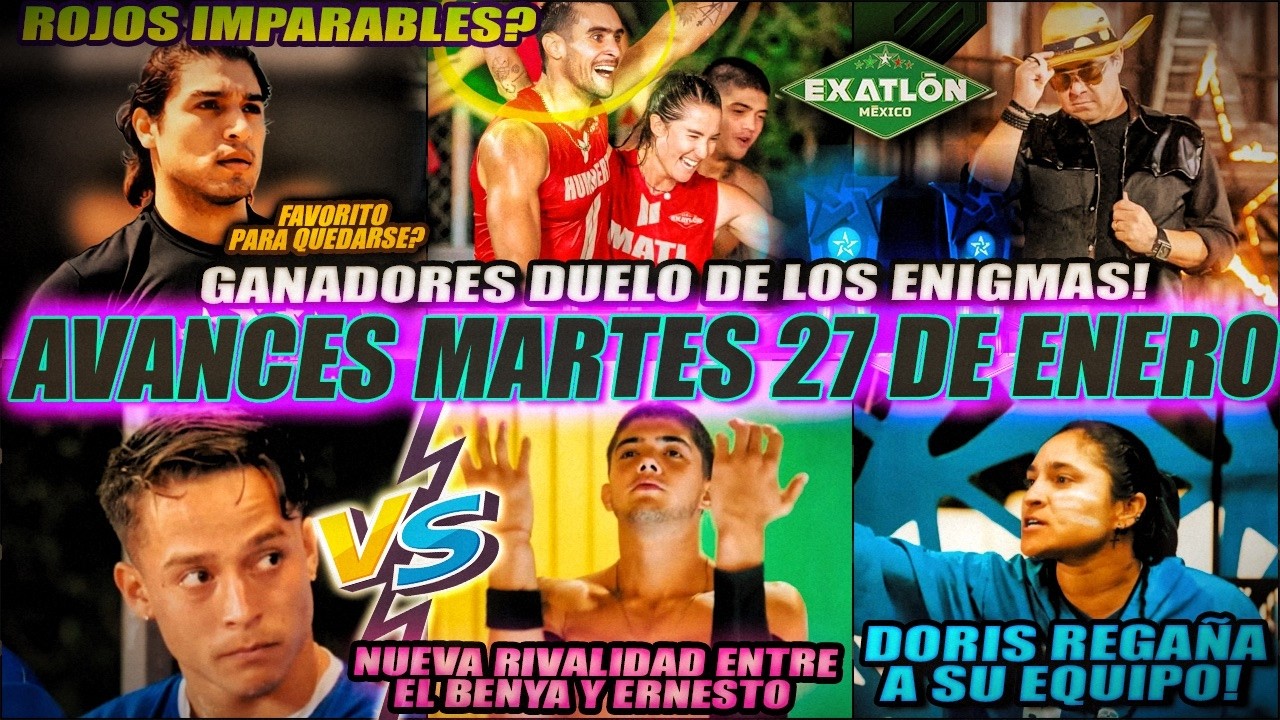 AVANCE MARTES 27 🔥 DORIS FURIOSA POR LAS BURLAS ROJAS,ERNESTO SE QUEJA DE BENYA Y QUIEN GANA ENIGMAS