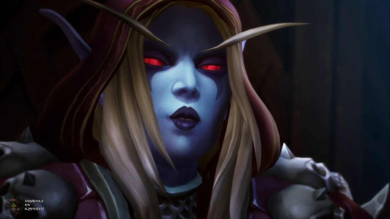 Escena en el juego - Sylvanas vs. Genn (en español)