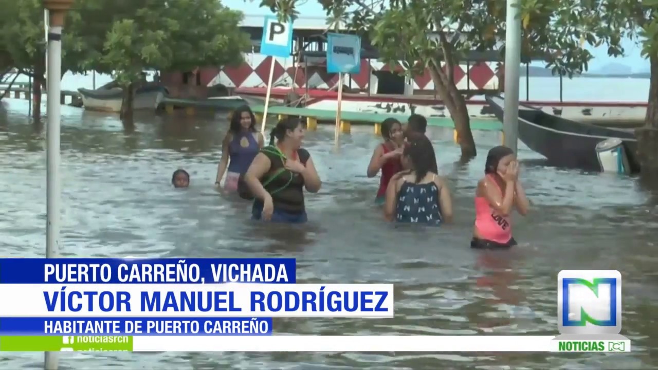 Emergencia en Puerto Carre&ntilde;o por desbordamiento de r&iacute;os
