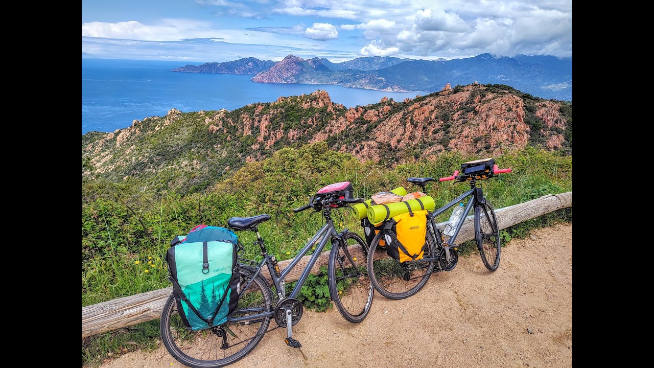 Corsica; 700 km bicycle trip around the island.