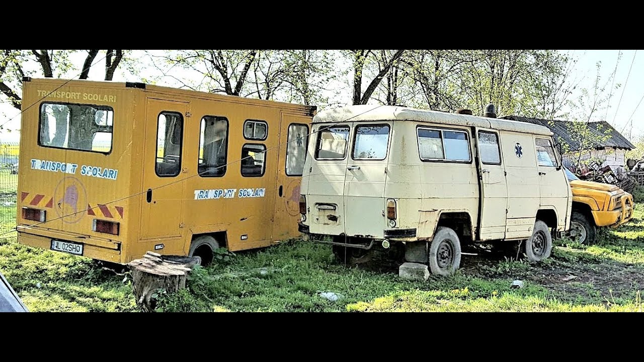 Abandoned ARO 338TC, ROCAR T. V.14, ARO 429 and Dacia 1310