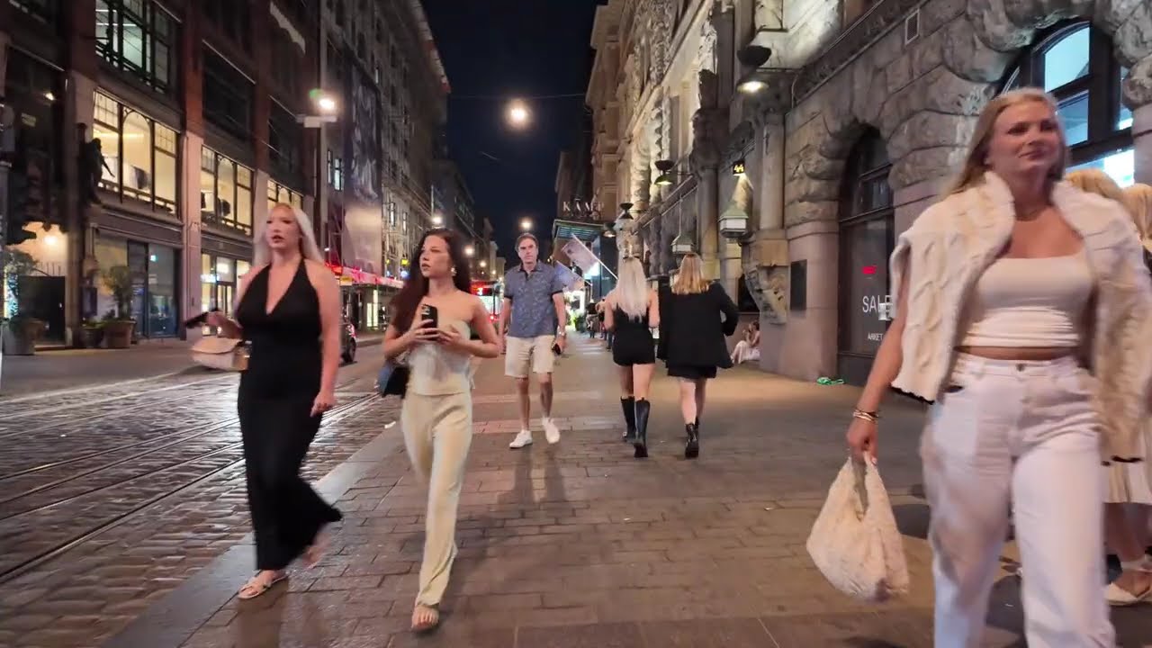 Helsinki Nightlife 4k 🇫🇮 | Helsinki After Dark 2025