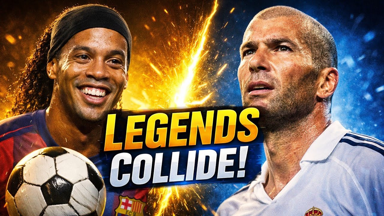 Ronaldinho & Zidane: Football Legends’ Untold Journey ⚡