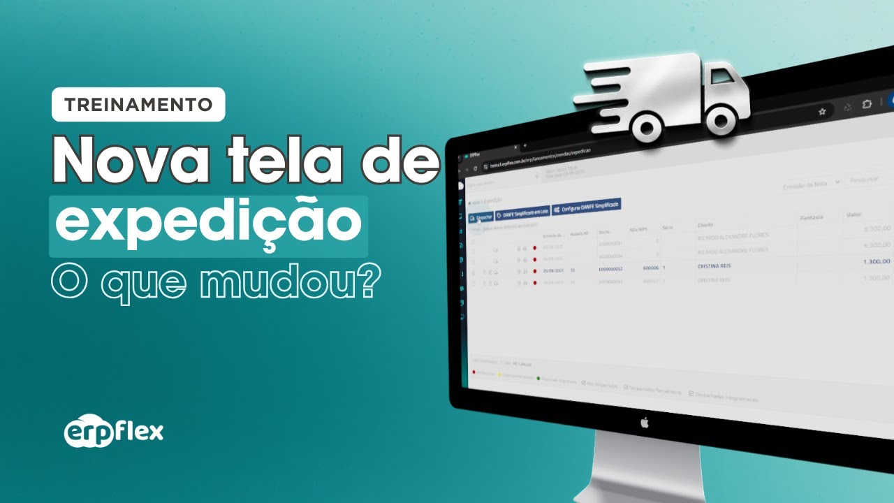 Dominando a Nova Tela de Expedição do ERPFlex: O que mudou?