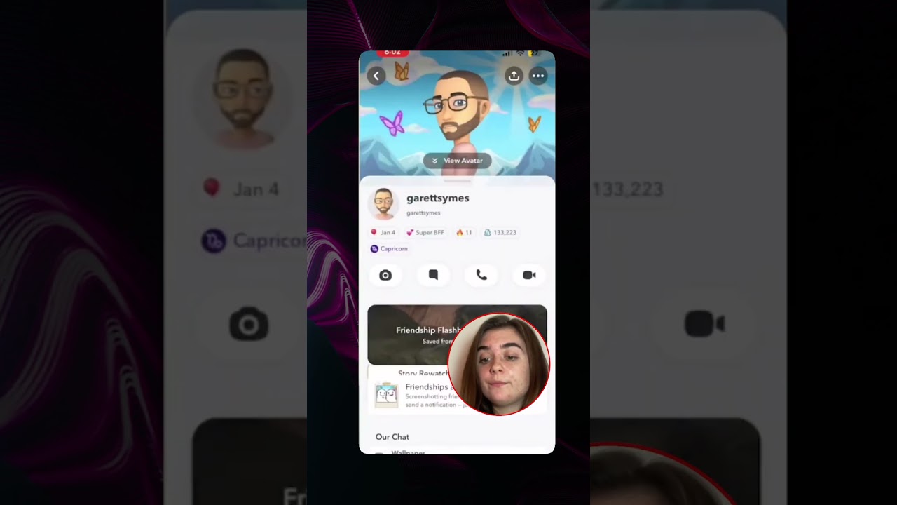 Удалить лучшего друга в Snapchat